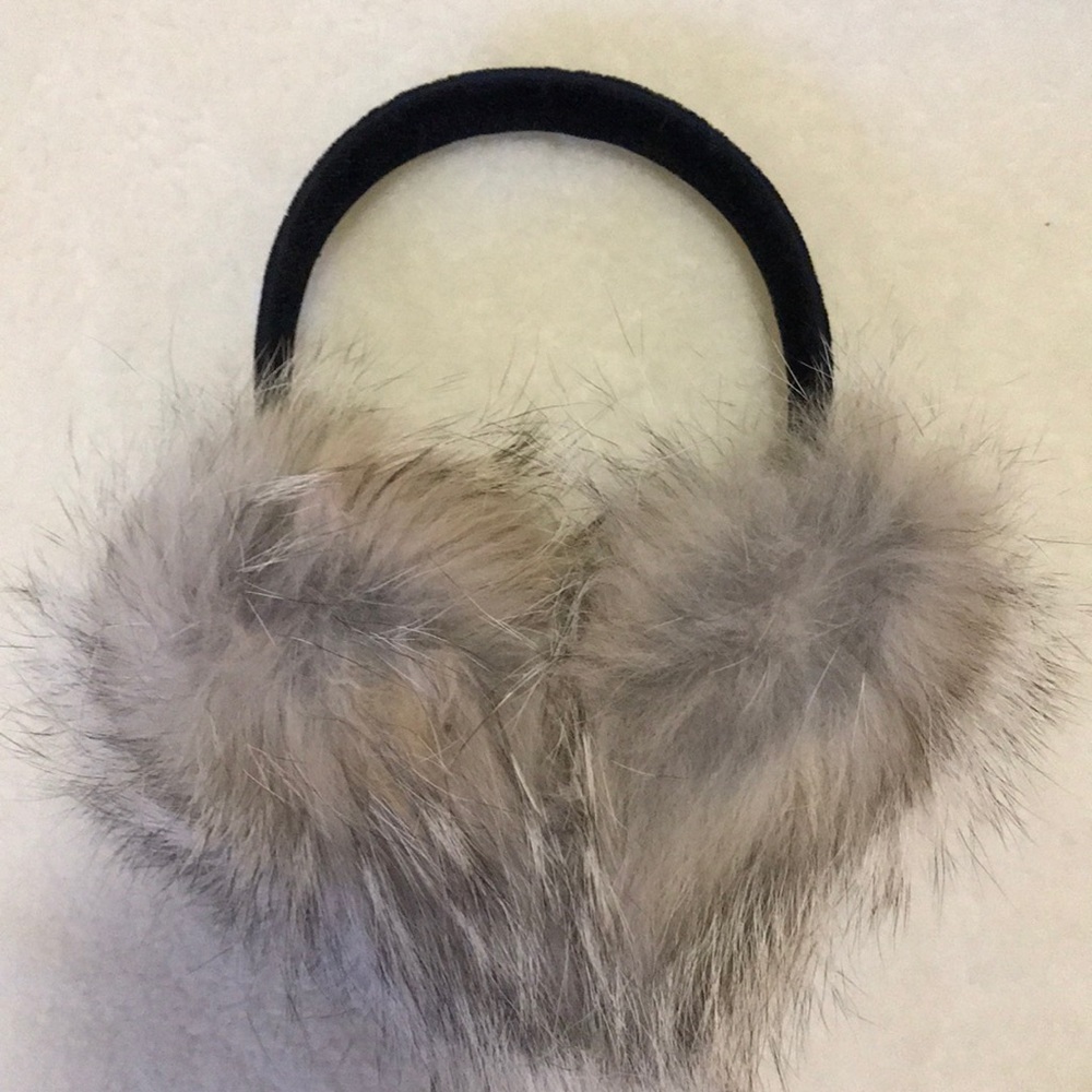 Fur earmuffs for women or girls